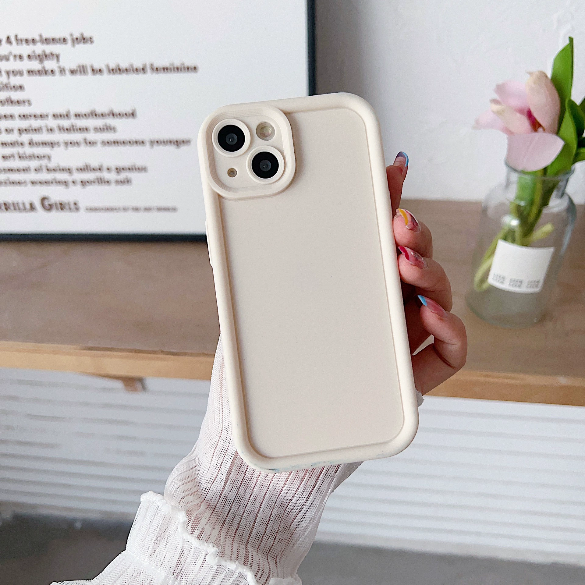 Подходит к новому Apple 17 эмали корпус телефона материал однотонный цвет 15tpuiphone16 защитный чехол для телефона