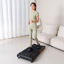 跨境平板跑步机家用电动扬升走步机家用小型室内静音折叠健身器材