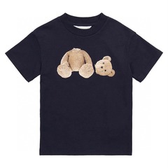 Bears Head Children's Short Sleeve T-Shirt Summer 2024 New Model Middle and Large Children Loose Half Sleeve T-Shirt Summer Trend Brand Children's Clothing