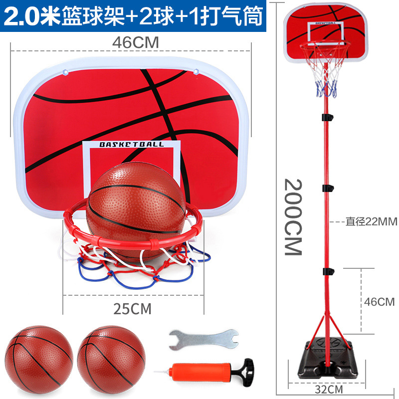 Bastidor de tiro Marco de baloncesto para niños ajustable interior 2-3-5 años de edad 4 niños casa bebé niño colgando máquina de tiro