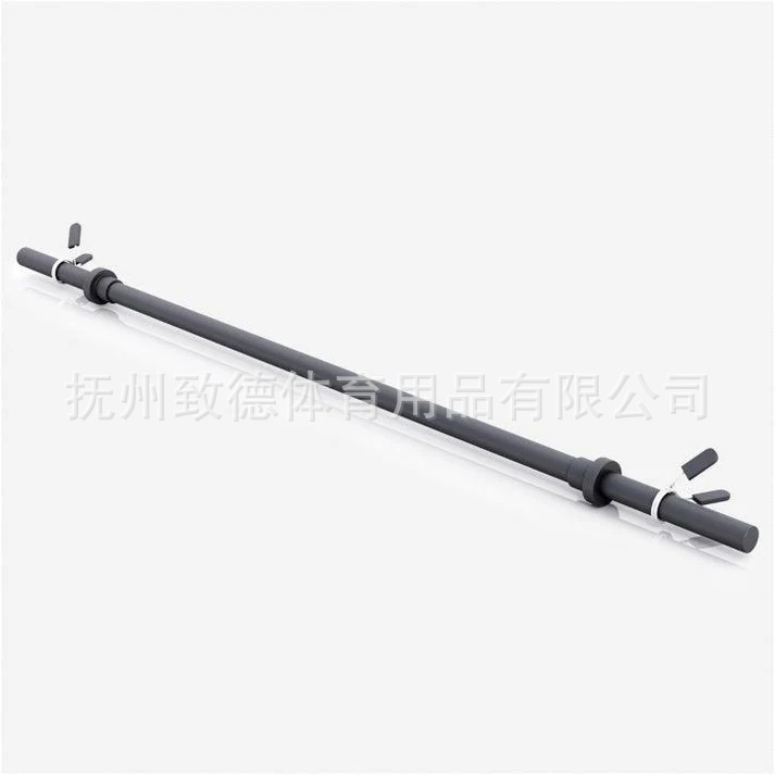 Barbell Set Weightlifting Barbell Bar Sports Fitness Dumbbell Bar Universal Small Hole Rubber-Coated Barbell Plate
