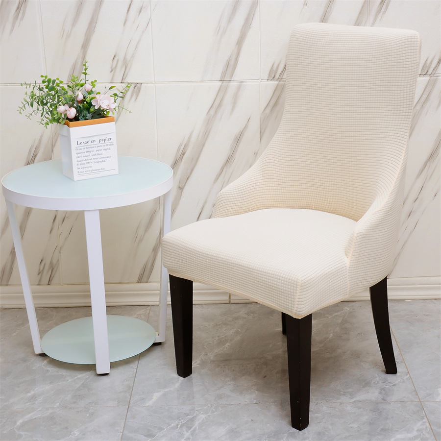 체크 무늬 오프 화이트