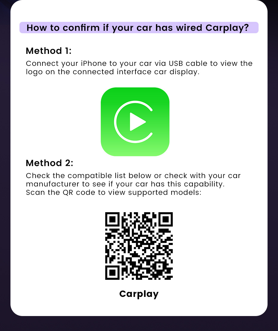 Toocki Car Wired to Wireless Carplay Apple Charging Two-In-One Smart Car-Machine Interconnection Navigation Box