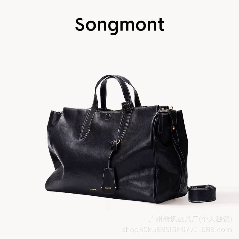 Songmont ブリーフケース 山下裕松トレースシリーズ トラベルバッグ 牛革 通勤 クロスボディ ハンドバッグ|undefined