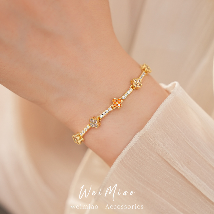Pulseras de piedra de moda simple, lujo ligero, nicho, pulseras de alto nivel, temperamento, joyas de moda versátiles