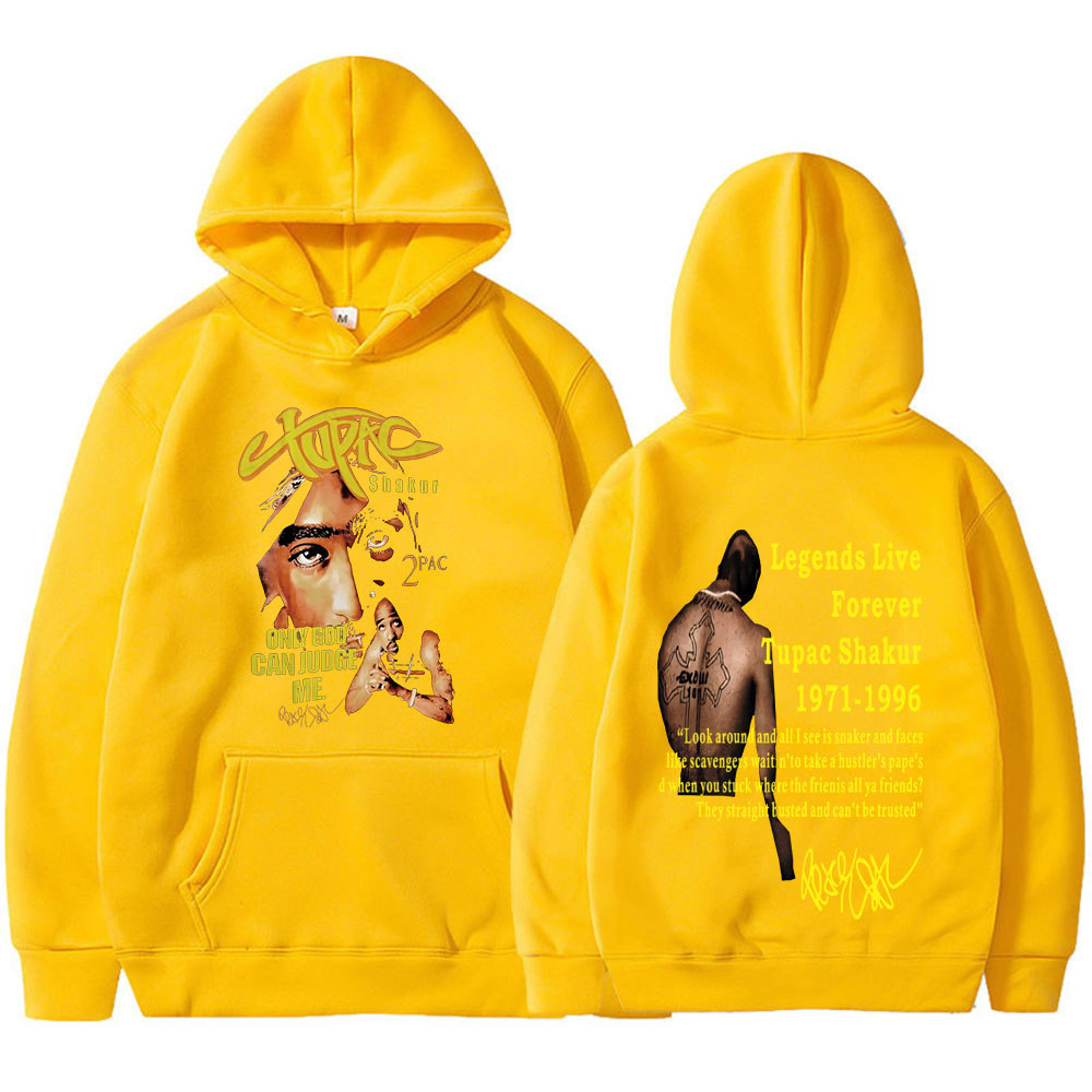 Rapper Tupac 2pac Shakur Hoodies Men's Women Clothing Hip Ho