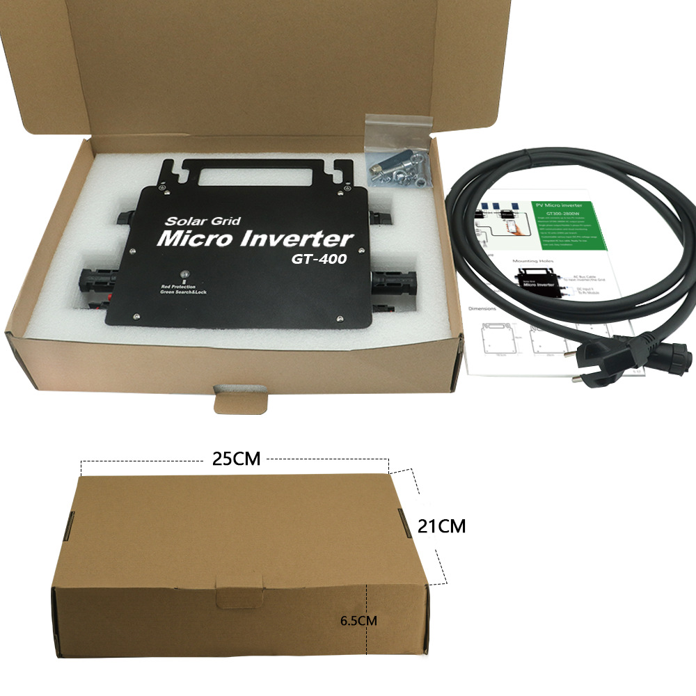 400W 110V/220V 智能WIFI模块IP66防水带 mppt 的智能逆变器