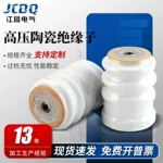 户内胶装支撑高压陶瓷绝缘子ZNA-6MN75mm*100mm瓷瓶支柱绝缘子