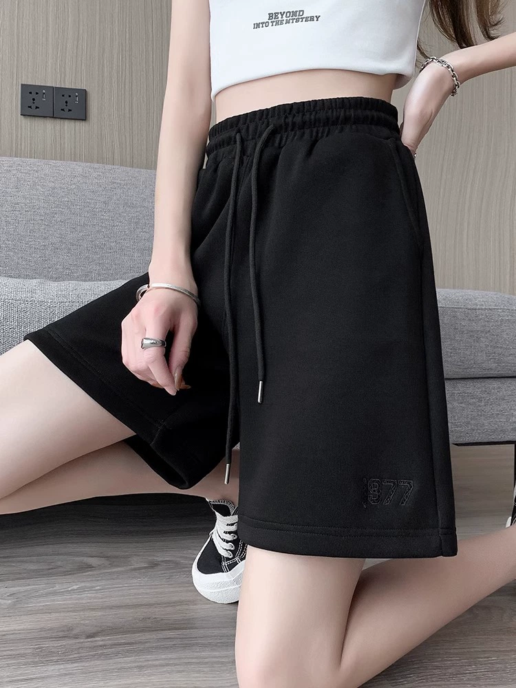 여성용 스포츠 반바지, 루즈 오버사이즈 핏, 얇고 가벼운 레저용, 2–2XL