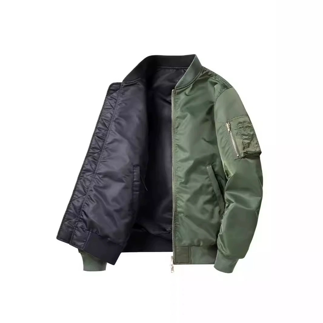 Double-sided autumn jacket for men and women for beloved, baseball uniform, oversize