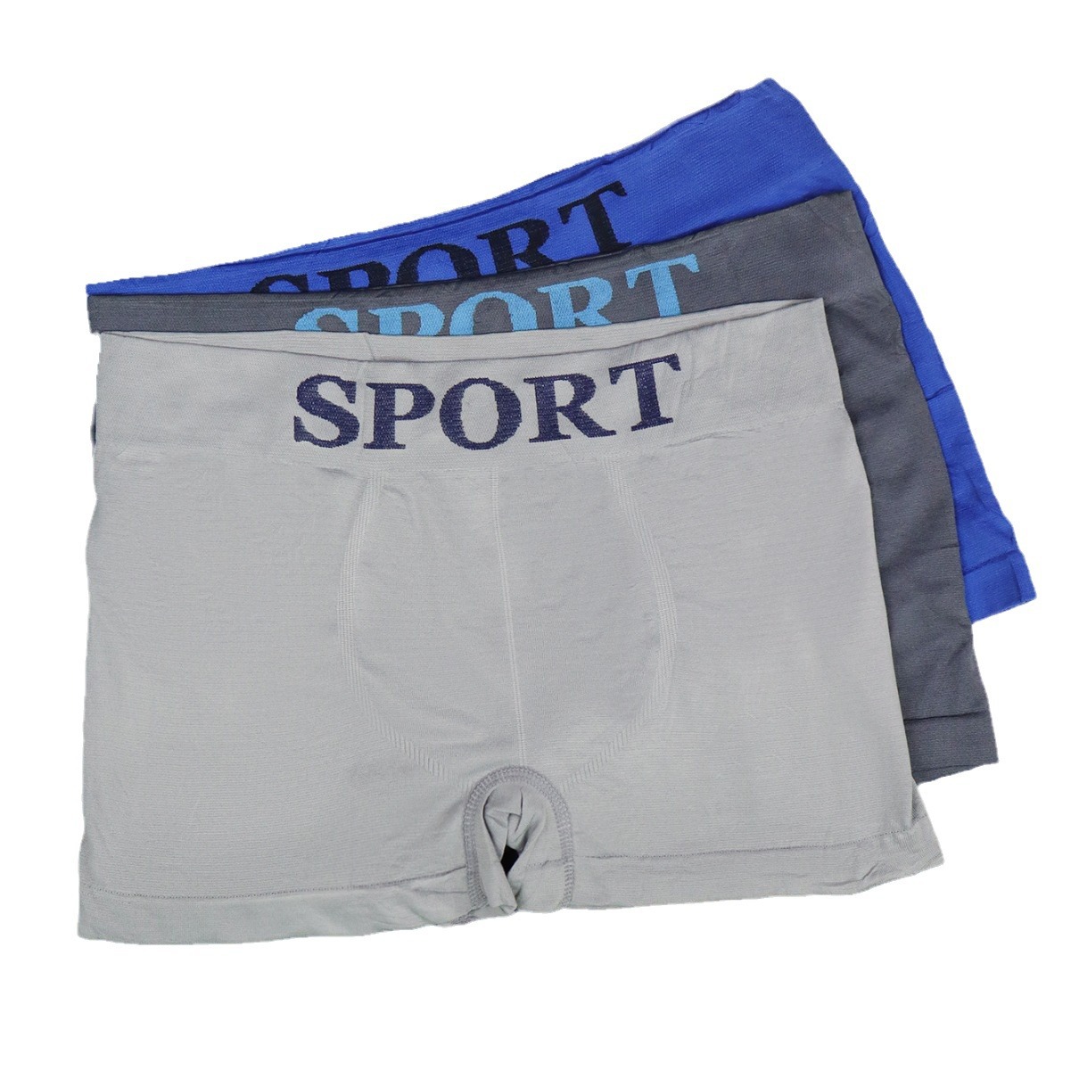 Ropa interior masculina transfronteriza europea y americana de los hombres jóvenes deportes Boxer shorts transpirable estudiante Boxer ropa interior al por mayor