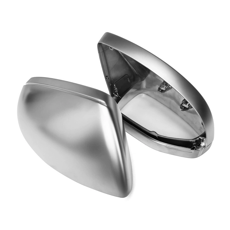 Mirror cover (Audi) A7 A8 A6L C8, chrome plated silver shell, pair or 4‑piece set