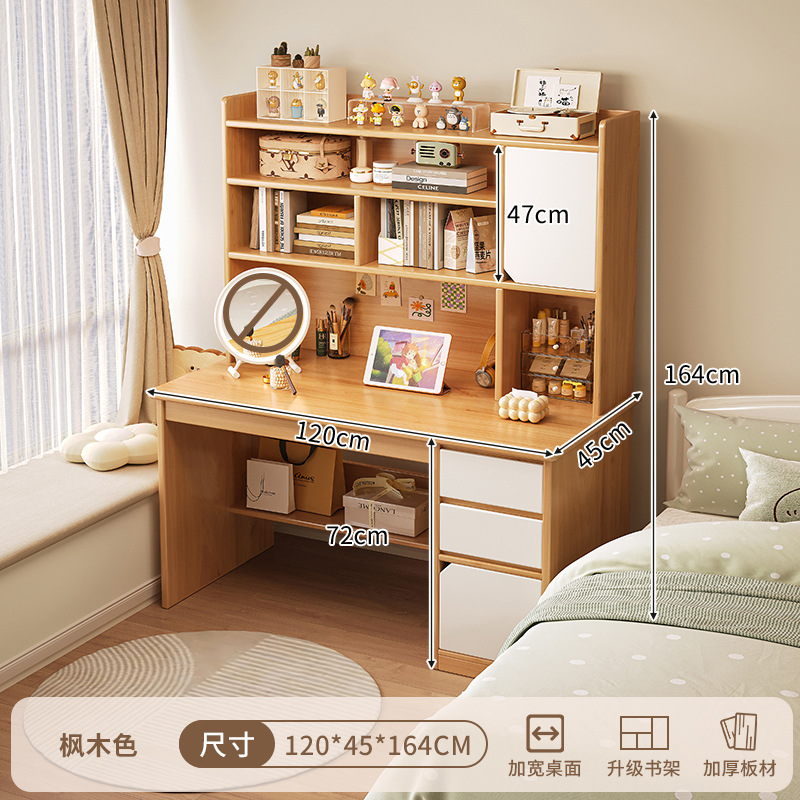 2 - en - 1 escritorio mesa de maquillaje escritorio de computadora梳妆台 dormitorio moderno y simple 2024 nuevo almacenamiento