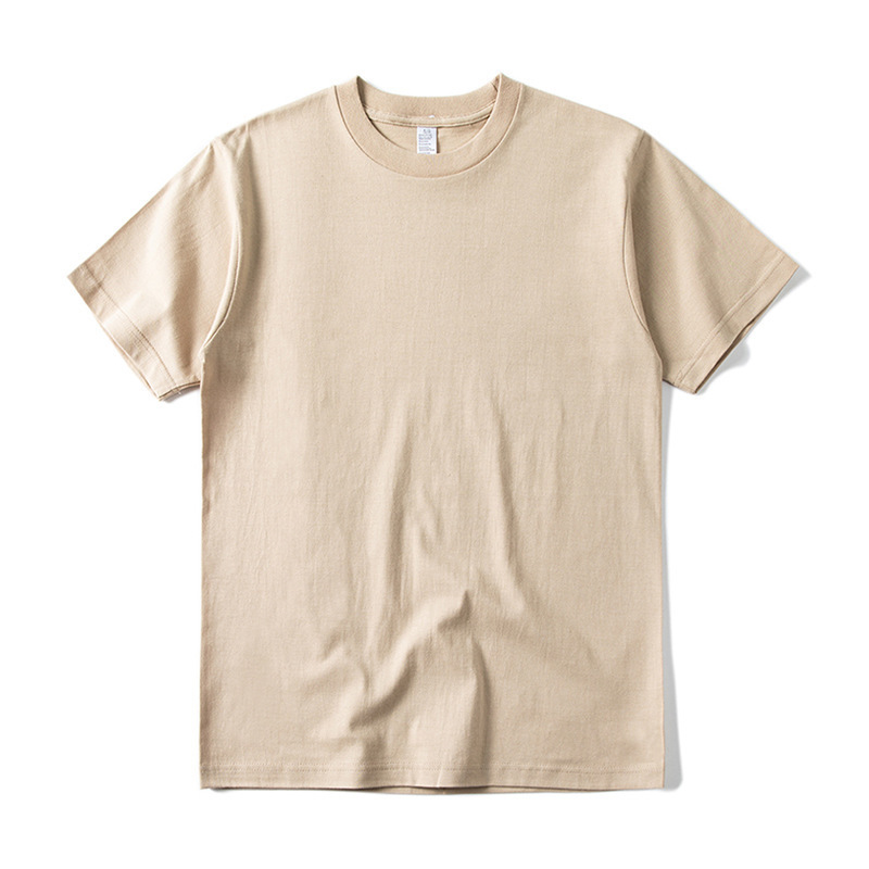アメリカ式210g重ポンド純綿半袖tシャツ男性丸首ゆるい男性純白シャツ2022新型春|undefined