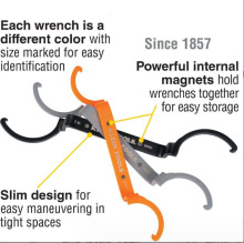 跨境批发Locknut Wrench Set导管锁紧扳手三件套月牙形扳手套X20
