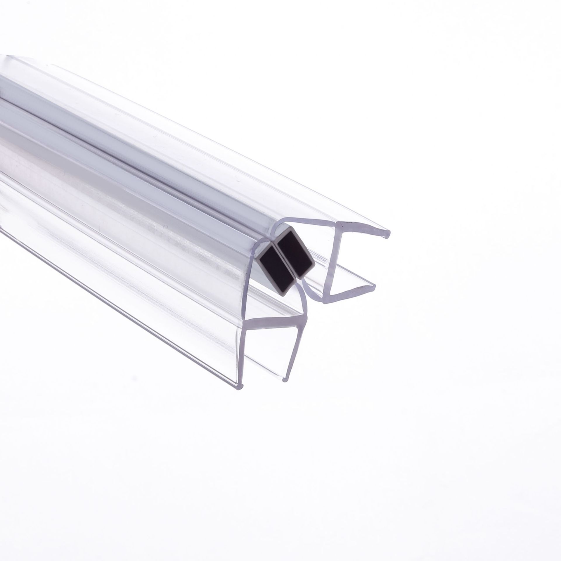 厂家直供  加厚卫浴玻璃门塑料密封条 批发挡水磁条