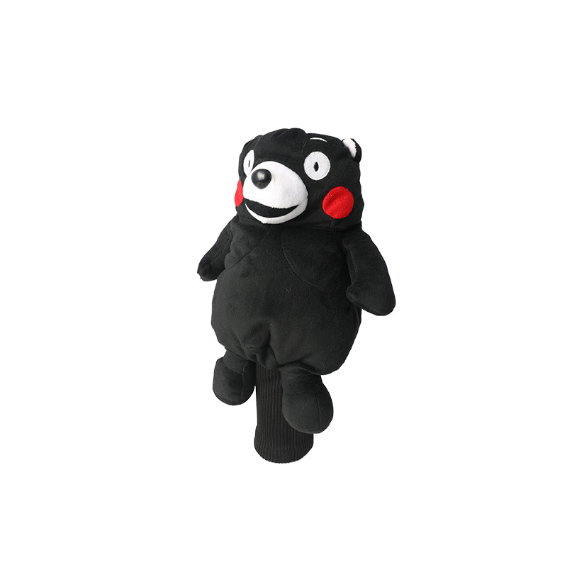 Juego de palos de oso Kumamoto transfronterizo, juego de golf, juego de palos de relleno, juego de palos de lana, juego de palos de muñeca, comercio exterior