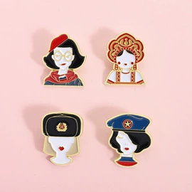 胸针;金属工艺品;耳钉