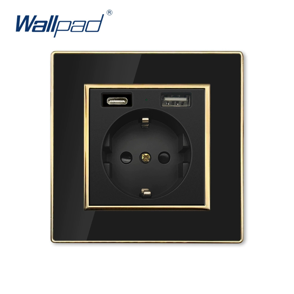 Порт зарядки USB Type C Wallpad 5V 2400mA EU немецкий испанский SOC