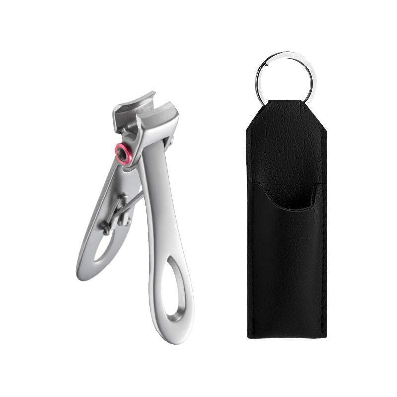 Cortaúñas de boca ancha de acero inoxidable cortaúñas antisalpicaduras cortaúñas de gran apertura cortaúñas belleza manicura herramientas