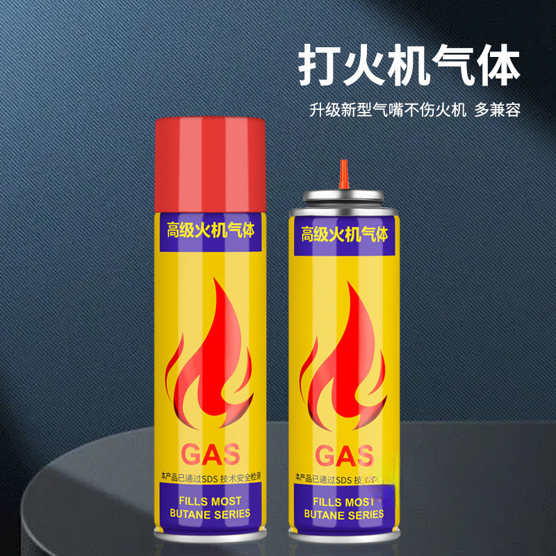 encendedor de gas de alta pureza gas líquido llenado de gas llenado de gas llama abierta encendedor de gas doméstico China