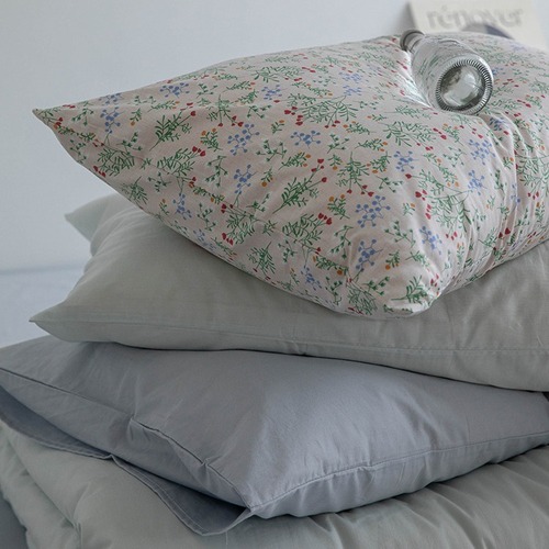 Retro mixed washed cotton pillowcase pure cotton single cotton pillowcase student pillowcase 48x74cm pair of shots 2