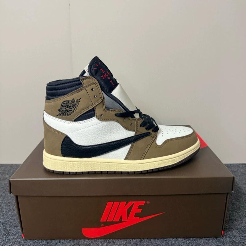 Putian Shoes Pure Original Aj1 High-Top Sneakers Basketball Shoes Barb Series Cross-Border Preferred Men's and Women's Sports Shoes Campus Style