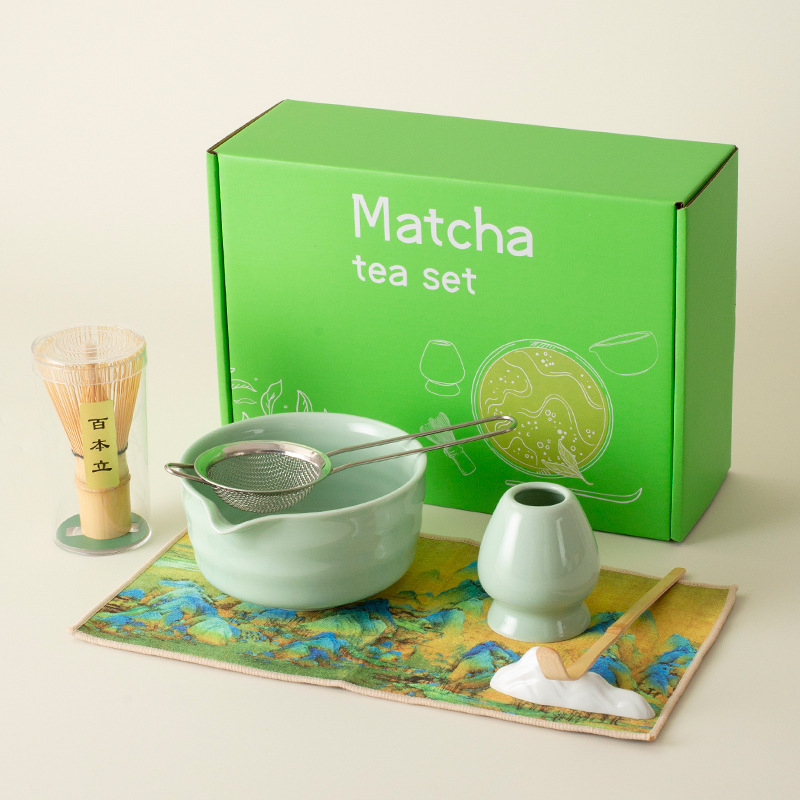 Amazon ins スタイルの日本製陶器抹茶ボウル茶器セット百本リ卸売カスタマイズのためのクロスボーダー専用|undefined
