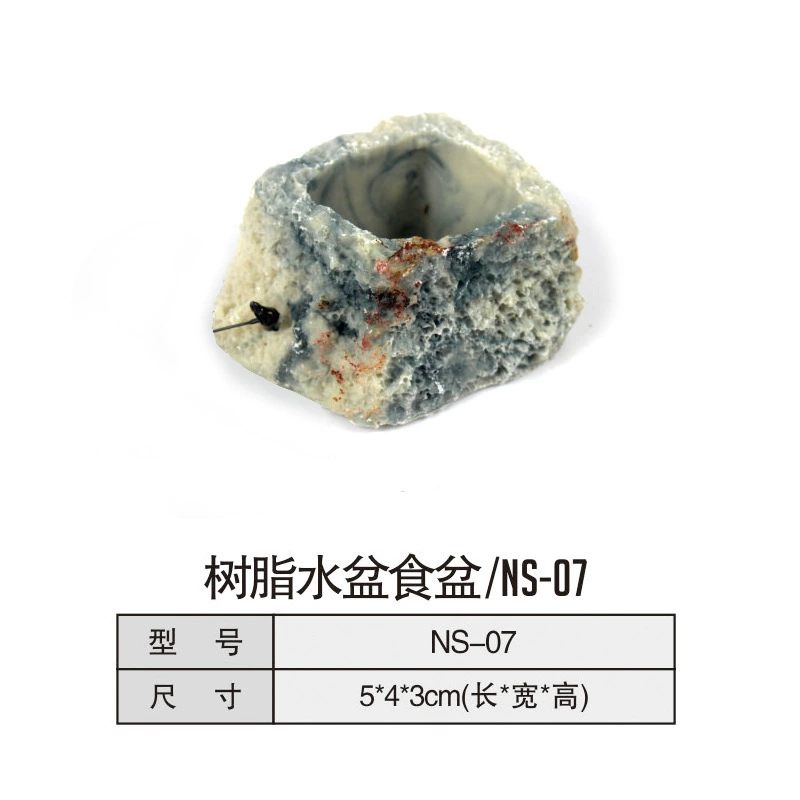 Земля черепаха восхождение домашнее животное имитация каменной головы коробка для кормления тропический лес Цилиндрическая Коробка клетка круглая Смола ландшафтный дизайн пищевой бассейн Водный Бассейн