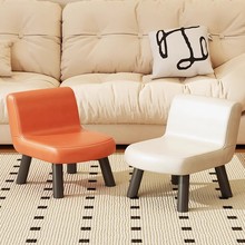 小凳子家用客厅靠背沙发椅子成人轻奢茶几坐凳皮质软包矮凳子板凳