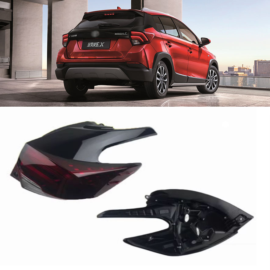 Aplicable a la carcasa de la luz trasera Toyota 21 - 23 años, conjunto de luz de dirección de freno LED trasero Zhixiu X