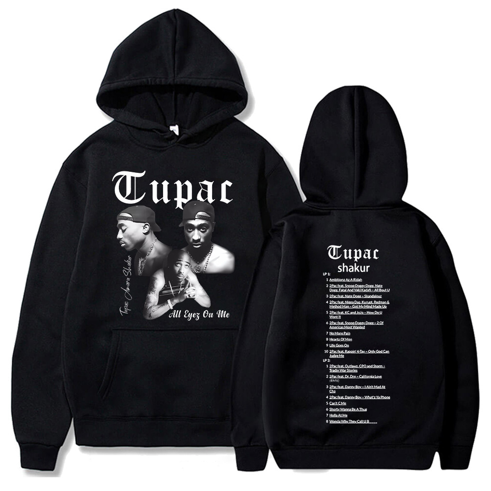 Tupac 2pac Sweatshirts Rapper Shakur Hoodies Hip Hop Rock Ov
