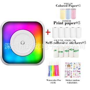 Foreign trade mini printer multi-function wrong problem machine convenient new high-definition photo printer mini printer