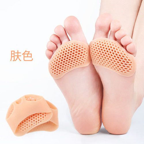 Honeycomb forefoot pad, high-heeled shoes insole, women's foot silicone anti-pain forefoot pad, protective foot half-size pad