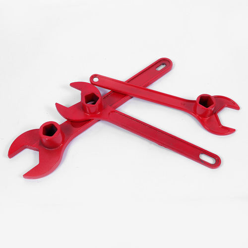 Fire hydrant-specific wrench—ideal for above-ground and underground fire hydrants, extra-thick design, compliant with national standards, and featuring a powerful magnetic attachment for universal use.