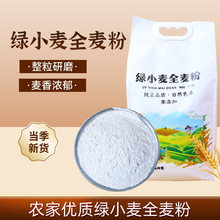 新鲜绿小麦全麦粉家用烘焙馒头包子饺子面条