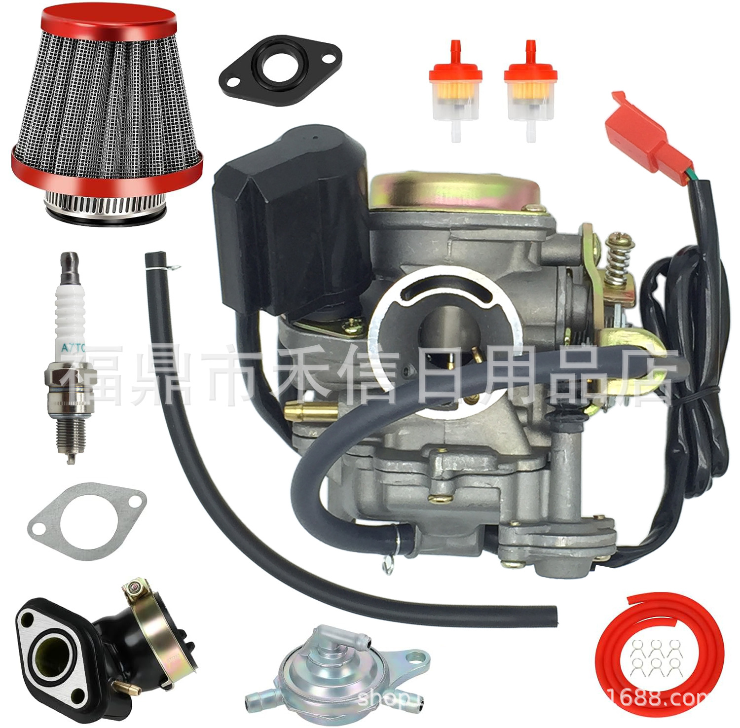 Supply Motorcycle Carburetor Pd18J Haomai Gy6-50Cc 139Qmb 139Qma 4-Stroke Engine