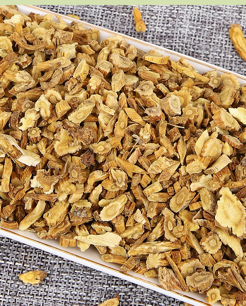 Qin Jiao Slices (Gentiana macrophylla) — Dried Large-Leaf Gentian Root, Unsulfured 500g specifications