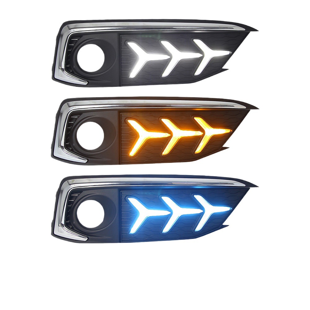 Adecuado para 19-20 Honda Civic luz diurna pescado hueso tipo 21 cívico LED luz diurna luz antiniebla