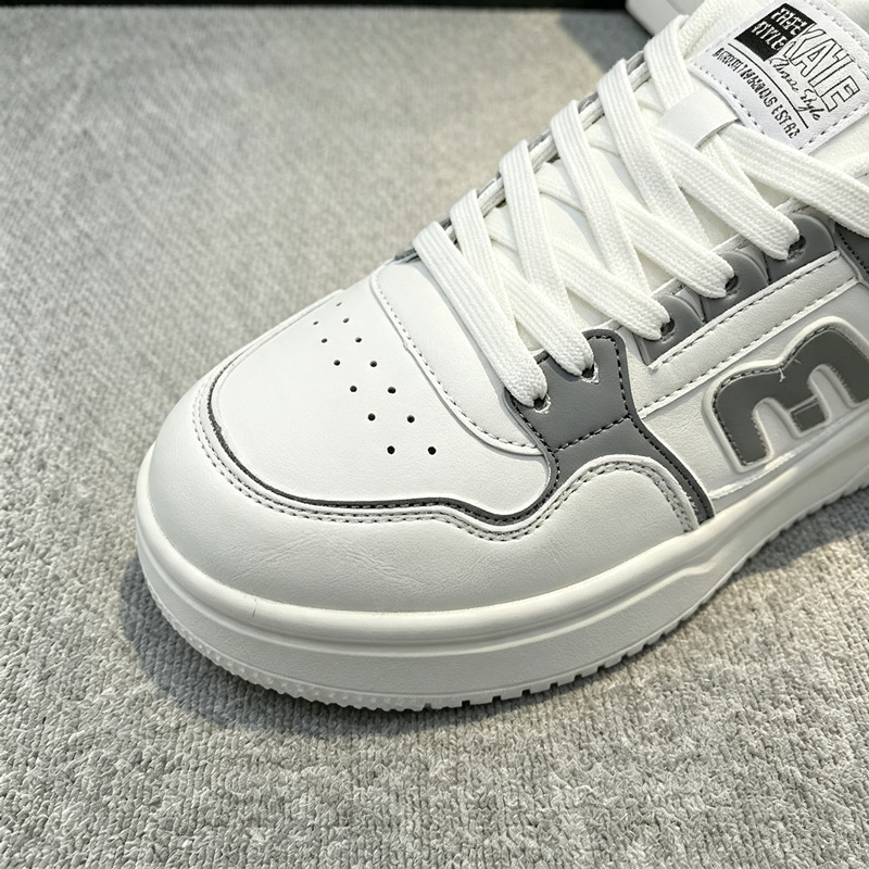 40-44 Tamaño Fujian zapatos de cuero para hombres zapatos de moda zapatos de skate casuales casuales transpirables versátiles Agam Young image 3