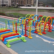 幼儿园拱门钻山洞玩具感统训练器材调节跨栏体育游戏钻圈户外钻洞