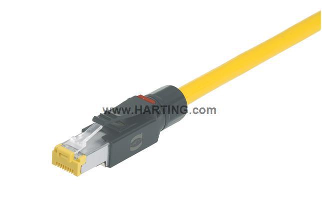 HARTING浩亭 09451511560 RJI 10G RJ45 plug Cat6以太网数据接口