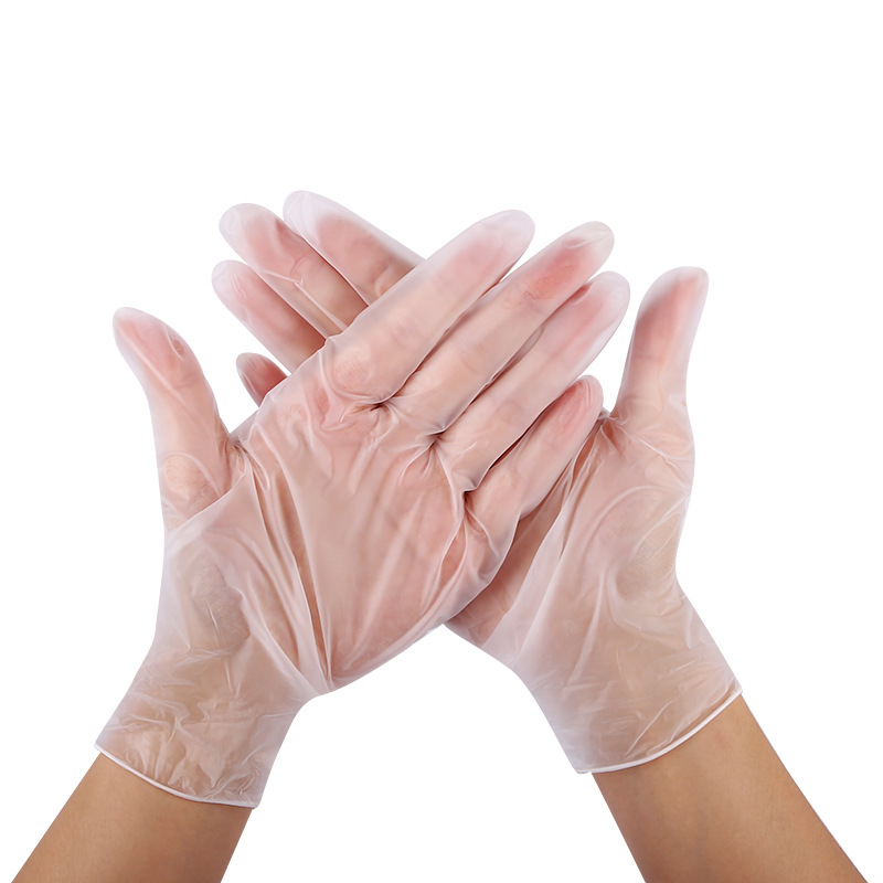 一次性PVC手套食品级餐饮防护家用厨房烘焙工厂一次性透明PVC手套