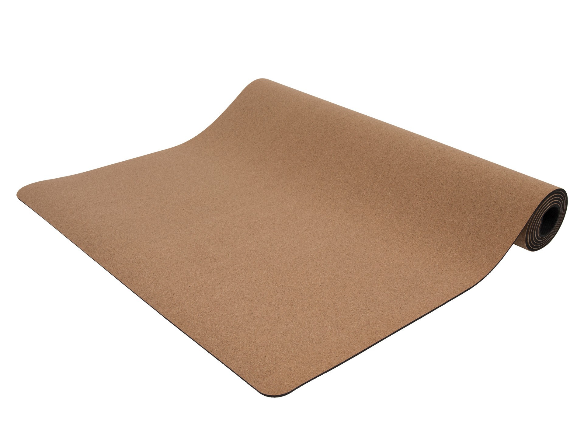 Tapete de Yoga Deportivo de 68 cm de Corcho y Caucho Natural Antideslizante Amortiguador image 7