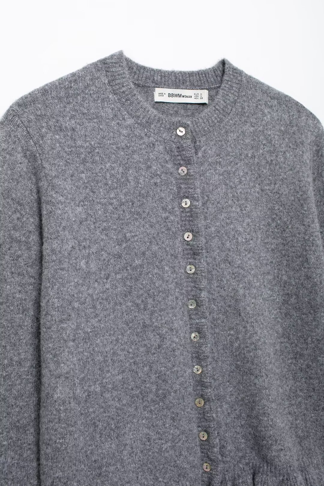 Women's clothing 2024 autumn and winter new fashionable round neck layered decorative knitted jacket_voghion.com