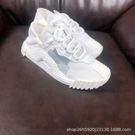 平底板鞋男春季真皮休闲男鞋潮流百搭运动鞋男士潮牌透气防滑鞋子