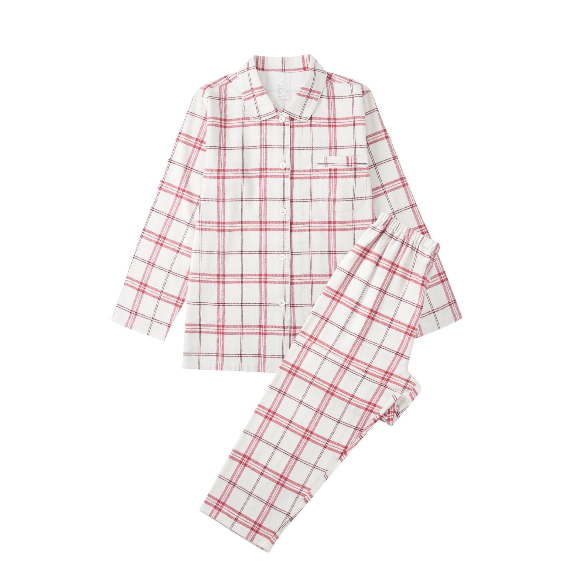 Women's purple line grid/flannel