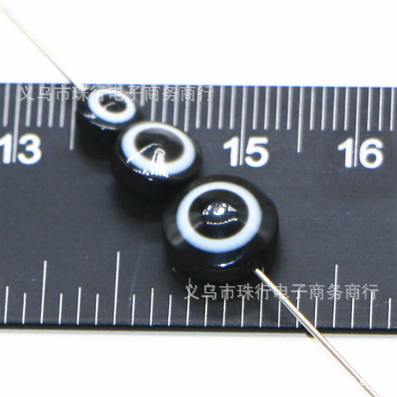 Perlas de ojos planos de resina 6-10MM, accesorios DIY al por mayor