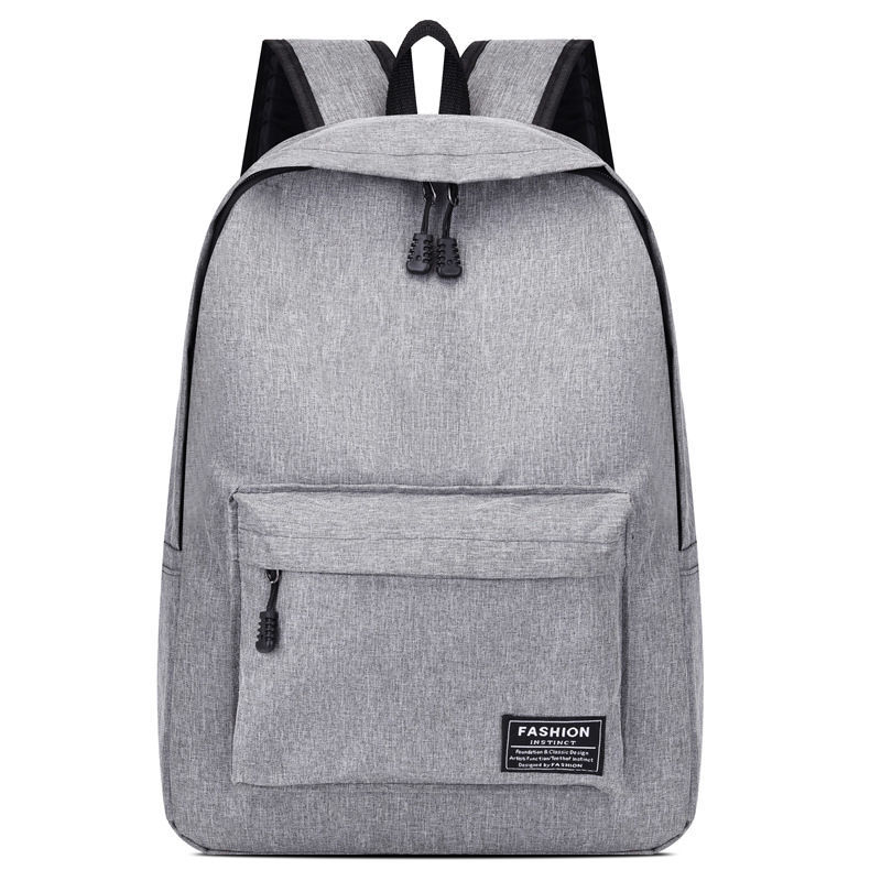 Mochila escolar de gran capacidad de serie sin impresión para mujeres Hanwon Suulzzang mochila de estudiantes de primaria y secundaria