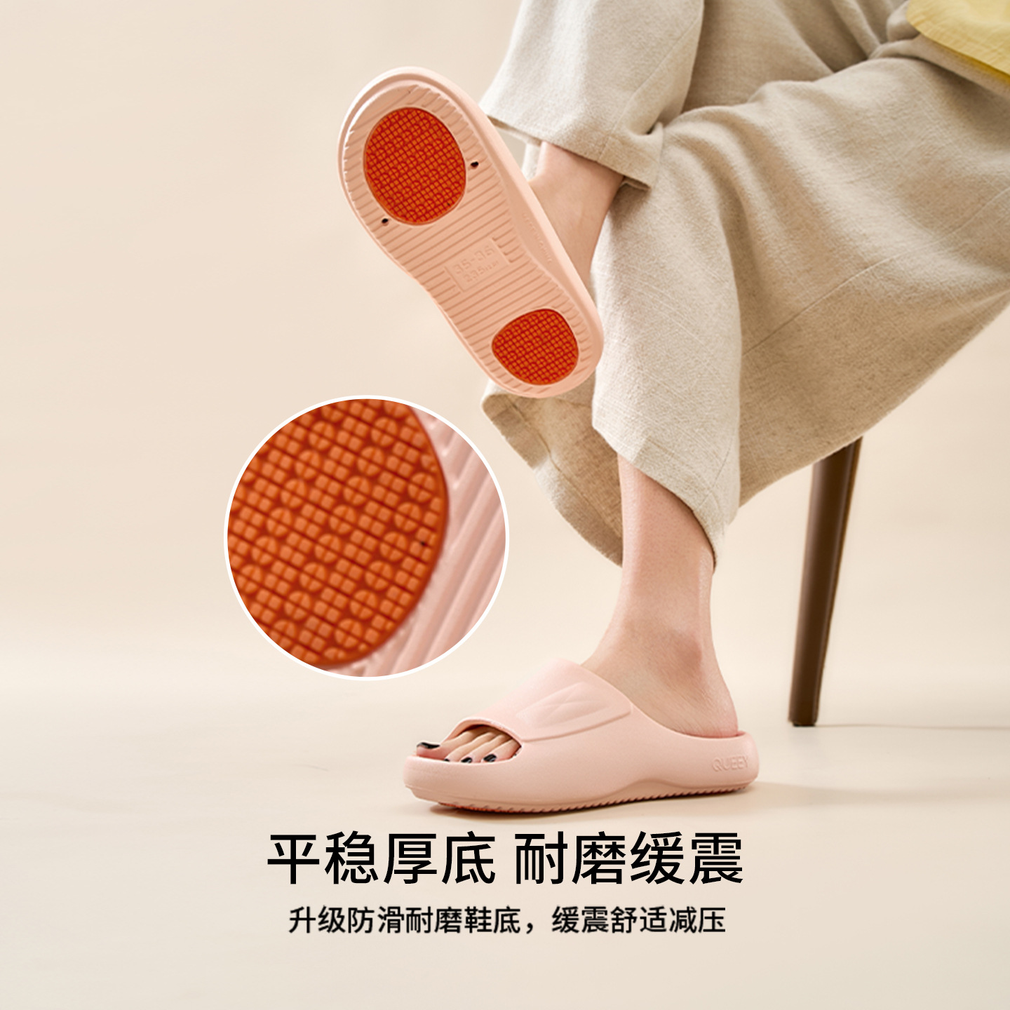 Chinelos para mulheres 2026 novo antiderrapante verão casa desodorante interior antibacteriano silencioso arco suporte sandálias para homens usar fora